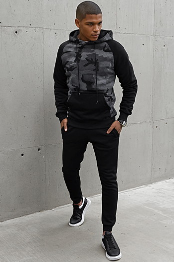 Bluza męska ciemnoszara Dstreet BX5486