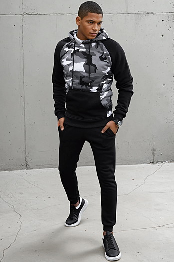 Bluza męska jasnoszara Dstreet BX5487