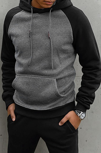 Bluza męska ciemnoszara Dstreet BX5489