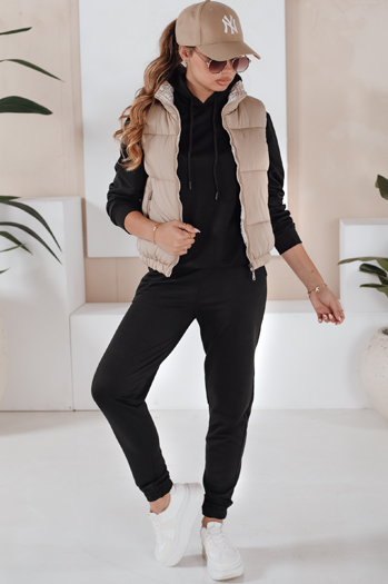 Komplet damski dresowy MIGEL czarny Dstreet AY0811