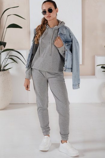 Komplet damski dresowy MIGEL jasnoszary Dstreet AY0812