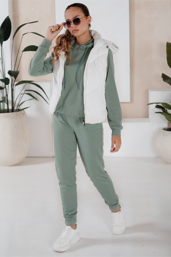 Komplet damski dresowy MIGEL miętowy Dstreet AY0814