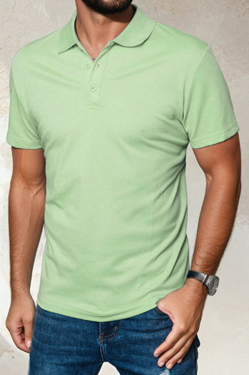 Koszulka polo męska zielona Dstreet PX0554