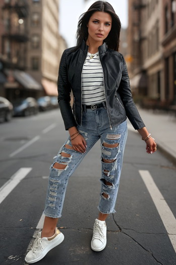 Kurtka damska BRETA czarna Dstreet TY3453