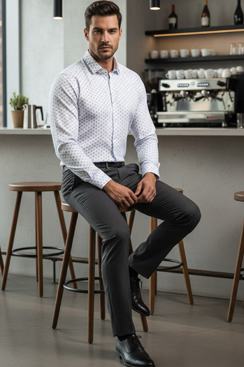 Koszula męska biała Dstreet DX2438