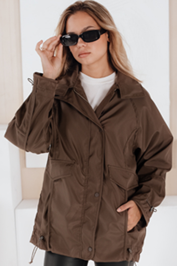 Kurtka przejściowa damska ORLANDO brązowa Dstreet TY3610
