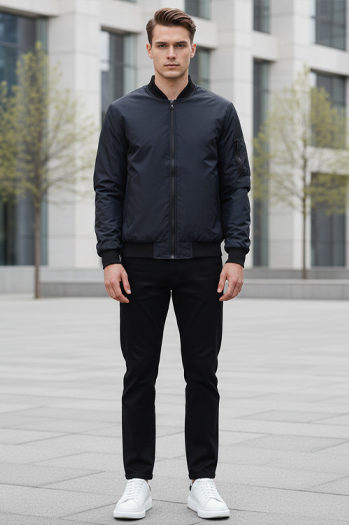 Kurtka męska bomber jacket granatowa Dstreet TX4424