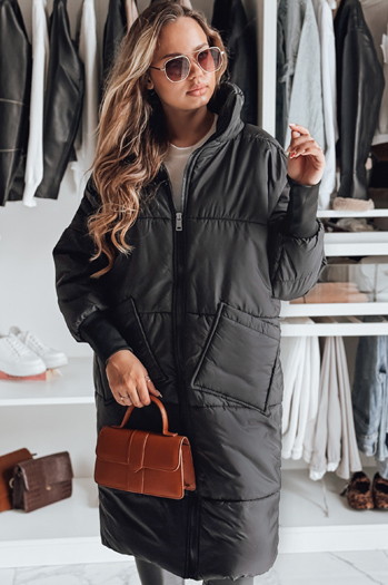 Kurtka damska oversize NADIA czarna Dstreet TY2436z