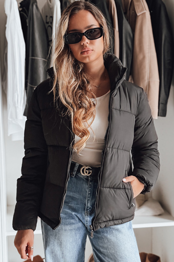 Kurtka damska pikowana LAROSE czarna Dstreet TY3767