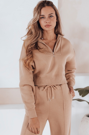 Komplet dresowy damski MARINO beżowy Dstreet AY0975