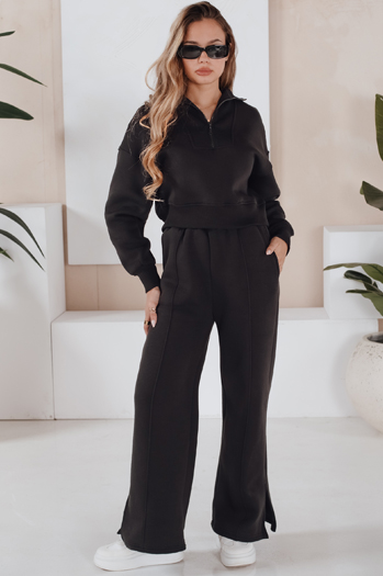 Komplet dresowy damski MARINO czarny Dstreet AY0976