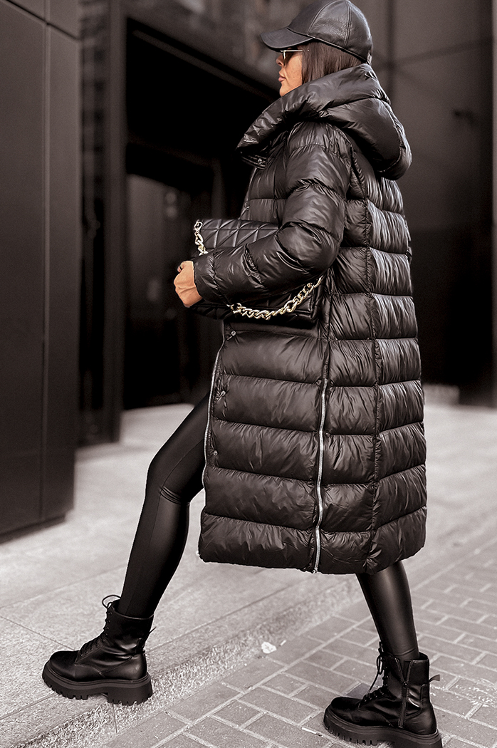 Kurtka damska pikowana BLACK DIAMOND czarna Dstreet TY3891