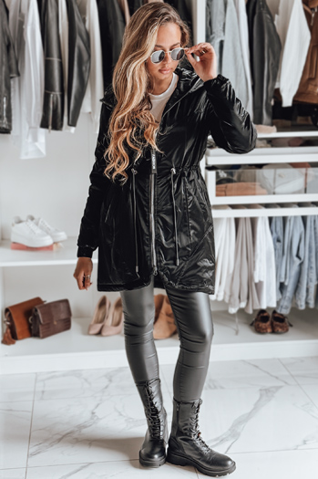 Kurtka damska parka HENRY czarna Dstreet TY4106