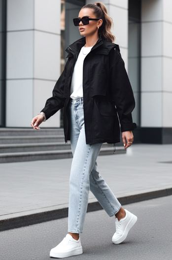 Kurtka damska parka MINESSA czarna Dstreet TY4156