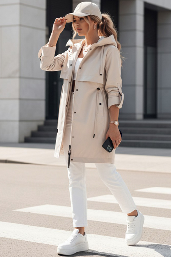 Kurtka przejściowa damska parka beżowa NOCITO Dstreet TY4200