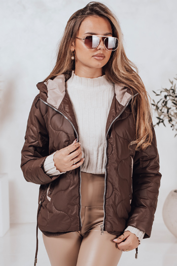 Kurtka damska coffee Dstreet TY4239