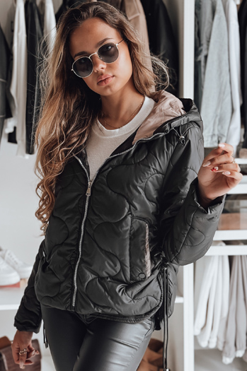 Kurtka damska czarna Dstreet TY4240
