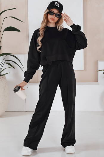 Komplet damski RINGY czarny Dstreet AY1017