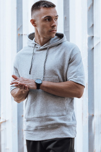 Bluza męska jasnoszara Dstreet BX5674