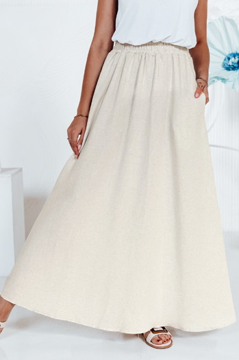 Spódnica CISTAL beżowa Dstreet CY0452