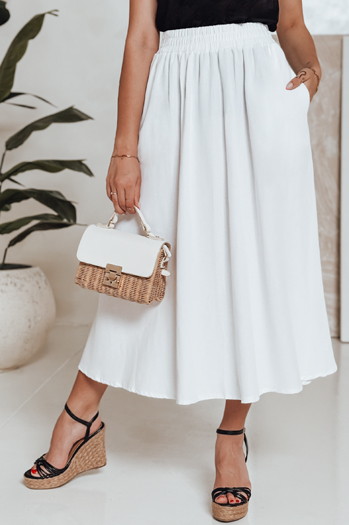 Spódnica CISTAL biała Dstreet CY0453