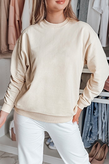 Bluza damska SWAN kremowa Dstreet BY1294