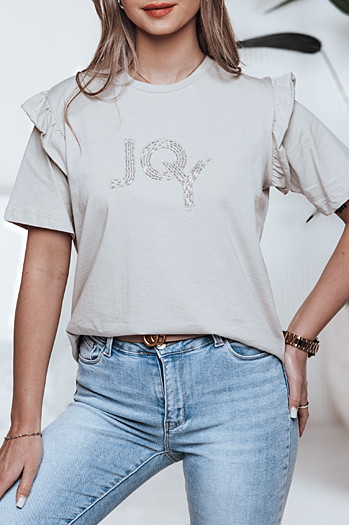 T-shirt damski JOY pistacjowy Dstreet RY2525