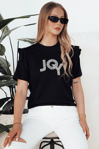 T-shirt damski JOY czarny Dstreet RY2526