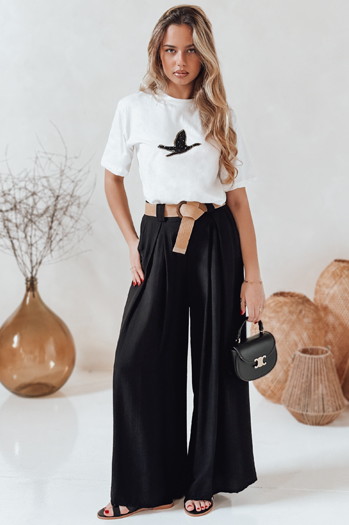 T-shirt damski BRILD ecru Dstreet RY2529