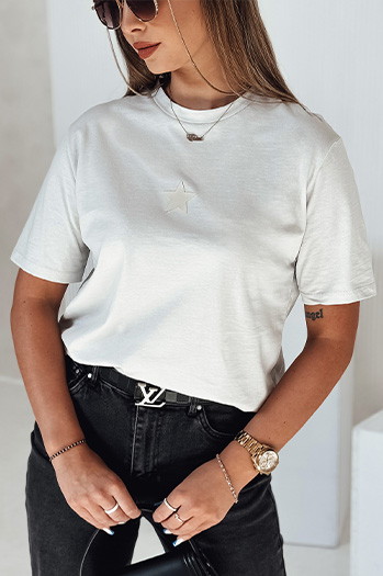 T-shirt damski STARZ pistacjowy Dstreet RY2559