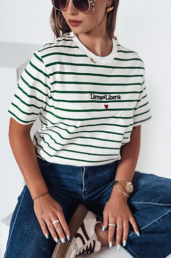 T-shirt damski TUMULS biały Dstreet RY2573