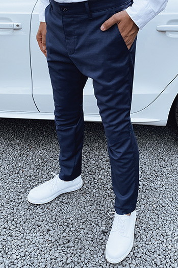 Spodnie męskie granatowe Dstreet UX4411