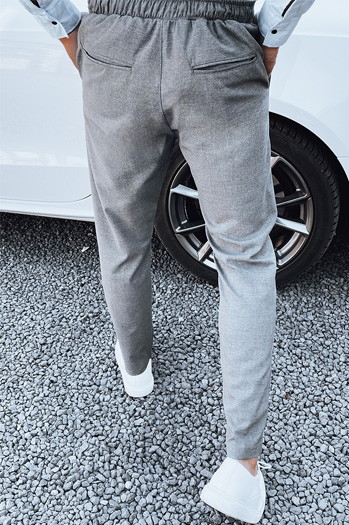 Spodnie męskie materiałowe ciemnoszare Dstreet UX4412