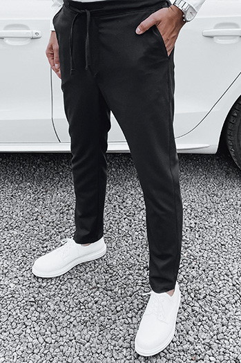 Spodnie męskie czarne Dstreet UX4413