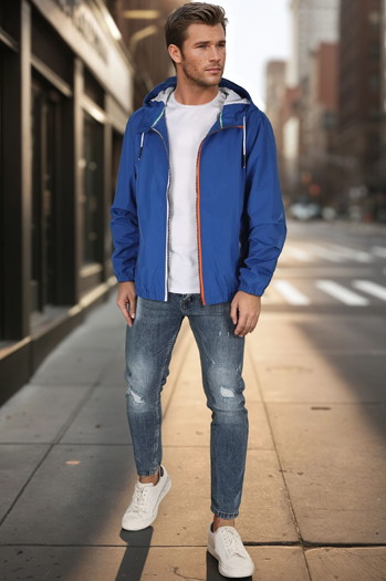 Kurtka męska przejściowa niebieska Dstreet TX4699