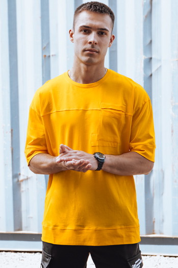 T-shirt męski żółty Dstreet RX5597