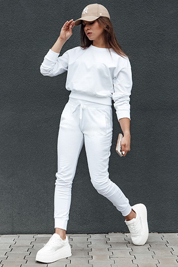 Bluza damska klasyczna CASUALVIBE biała Dstreet BY1299