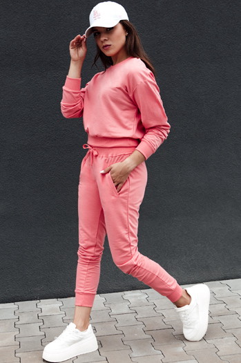 Bluza damska klasyczna CASUALVIBE koralowa Dstreet BY1303