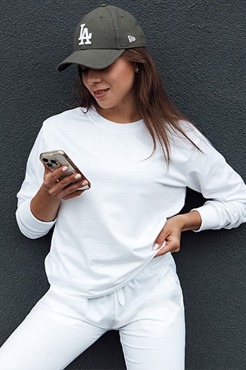 Bluza damska GLAMFLAIR biała Dstreet BY1316