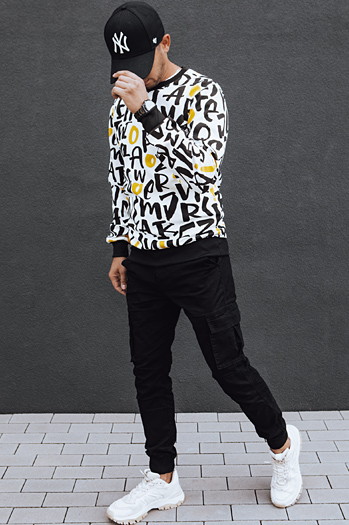 Bluza męska biała Dstreet BX5761