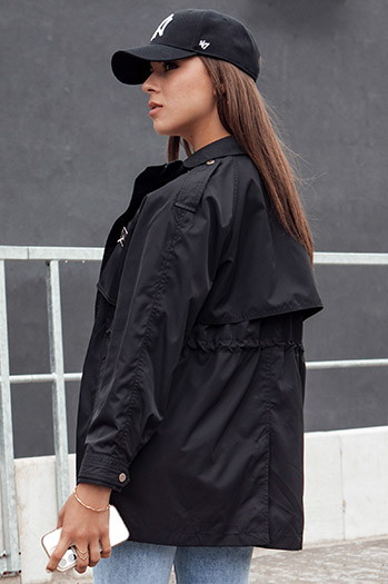 Kurtka przejściowa damska parka TILAN czarna Dstreet TY4388
