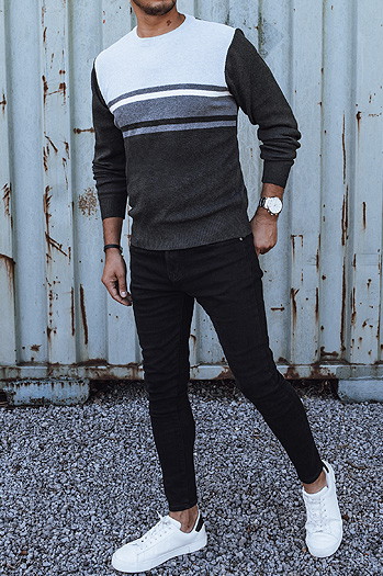 Sweter męski szary Dstreet WX2204