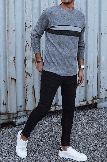 Sweter męski beżowy Dstreet WX2211