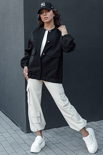 Kurtka damska bomberka QUESI czarna Dstreet TY4476