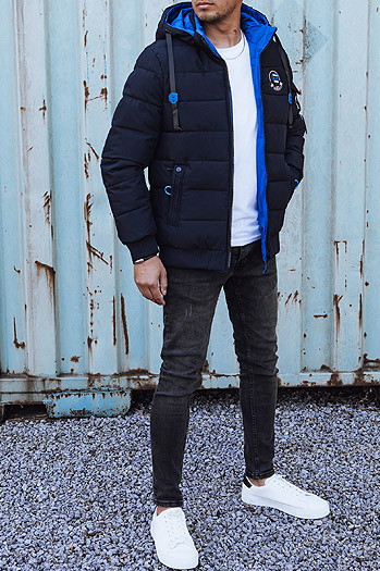 Kurtka męska pikowana granatowa Dstreet TX4804