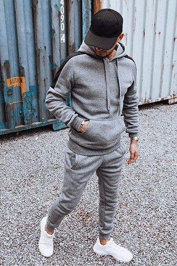 Dres męski jasnoszary Dstreet AX0784