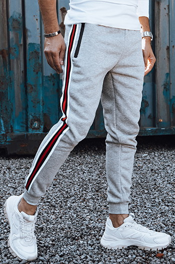 Spodnie męskie dresowe szare Dstreet UX4426