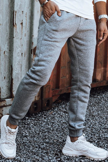 Spodnie męskie jasnoszare Dstreet UX4430