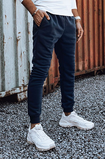 Spodnie męskie granatowe Dstreet UX4432