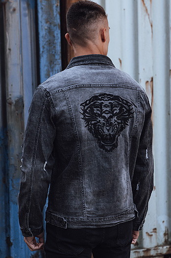 Kurtka męska jeansowa szara Dstreet TX4854